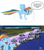 Size: 600x689 | Tagged: safe, rainbow dash, pegasus, g4, 2011, blizzard, cloud, october, prank, snow, snowfall, weather, weather report