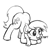 Size: 2200x2200 | Tagged: safe, artist:mkogwheel, derpy hooves, pegasus, pony, g4, ass up, black and white, bubble butt, butt, cute, derpabetes, face down ass up, female, grayscale, mare, monochrome, onomatopoeia, plot, raspberry, raspberry noise, silly, simple background, sketch, solo, tongue out, white background, wingless