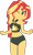 Size: 1079x1786 | Tagged: safe, artist:star-armour95, artist:yaya54320bases, sunset shimmer, human, equestria girls, equestria girls specials, g4, my little pony equestria girls: better together, my little pony equestria girls: forgotten friendship, bare shoulders, beautiful, belly, belly button, bikini, breasts, busty sunset shimmer, clothes, cute, female, midriff, one eye closed, shimmerbetes, simple background, smiling, solo, sunset shimmer's beach shorts swimsuit, swimsuit, transparent background, vector, wink, woman