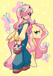 Size: 1749x2481 | Tagged: safe, artist:nerdy_arty_, fluttershy, human, g4, cute, humanized, shyabetes