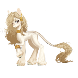 Size: 2048x2048 | Tagged: artist needed, safe, oc, oc only, oc:lunar style, earth pony, pony, cloven hooves, ear piercing, earring, freckles, jewelry, leonine tail, male, necklace, piercing, simple background, smiling, solo, stallion, tail, unshorn fetlocks, white background