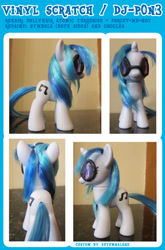 Size: 800x1209 | Tagged: safe, artist:autumnalone, dj pon-3, vinyl scratch, unicorn, g4, customized toy, horn, irl, photo, solo, toy, vinyl's glasses