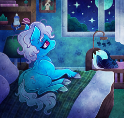 Size: 800x762 | Tagged: safe, artist:ari-galaxy, screw loose, oc, pony, g4, lying down, prone