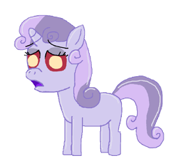 Size: 1127x1086 | Tagged: safe, artist:crisx284, sweetie belle, pony, undead, zombie, zombie pony, g4, infected, simple background, solo, sonic the hedgehog (series), transparent background, zombot