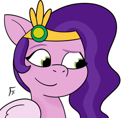 Size: 2116x2039 | Tagged: safe, artist:frownfactory, pipp petals, pegasus, g5, my little pony: tell your tale, female, smiling, solo