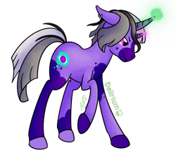 Size: 1252x1122 | Tagged: safe, oc, oc:delirium, bicorn, horn, multiple horns, simple background