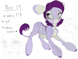 Size: 909x694 | Tagged: safe, artist:nezzypezzy, oc, oc only, oc:nez, donkey, female, leonine tail, solo, tail