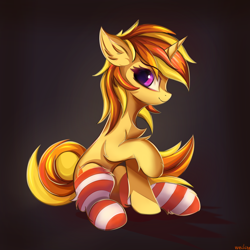 Size: 2048x2048 | Tagged: safe, artist:weiling, oc, oc only, pony, unicorn, horn, simple background, smiling, solo