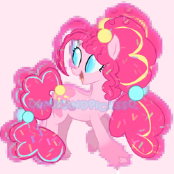 Size: 736x737 | Tagged: safe, pinkie pie, g4, cute, pink, pinkie!!, redesign