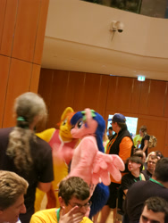 Size: 3000x4000 | Tagged: safe, artist:atalonthedeer, firefly, oc, oc:canni soda, human, galacon, g1, 2013, fursuit, irl, irl human, photo, ponysuit