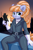 Size: 2000x3000 | Tagged: safe, artist:sunamoonmlp, derpibooru exclusive, oc, oc only, oc:beach glow, earth pony, pony, anthro, g4, city, clothes, commission, cosplay, costume, cute, gun, kitty katswell, looking at you, male, outdoors, smiling, smiling at you, solo, stallion, teeth, tuff puppy, weapon