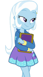 Size: 1080x1920 | Tagged: safe, edit, edited screencap, editor:cutler1228, screencap, trixie, human, equestria girls, g4, background removed, book, female, not a vector, simple background, solo, transparent background