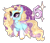 Size: 2372x2046 | Tagged: safe, artist:afterglory, oc, oc only, pegasus, pony, adoptable, alternate versions at source, base used, blonde mane, blonde tail, blue coat, bushy tail, coat markings, colored hooves, colored pinnae, colored pupils, colored wings, colored wingtips, countershading, eye clipping through hair, eye markings, eyelashes, eyeshadow, facial markings, female, female oc, fluffy mane, gold eyeshadow, gold hooves, gradient mane, gradient tail, happy new year 2025, high res, hoof polish, hooves, jewelry, long mane, long tail, makeup, mare, mare oc, multicolored mane, multicolored tail, multicolored wings, multicolored wingtips, necklace, new year, open mouth, open smile, outline, pegasus oc, purple eyes, purple pupils, raised hoof, shiny hooves, signature, simple background, smiling, snip (coat marking), socks (coat markings), solo, sparkles, sparkly mane, sparkly tail, striped mane, striped tail, striped wings, sunglasses, sunglasses on head, tail, three quarter view, three toned wings, transparent background, wavy mane, wavy tail, white outline, wing markings, wing stripes, wings, wings down, yellow eyeshadow, yellow hooves, yellow wings