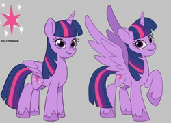 Size: 344x248 | Tagged: safe, lil critter workshop, twilight sparkle, alicorn, g4, g5, my little pony: tell your tale, element of magic, simple background, twilight sparkle (alicorn)