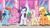 Size: 2400x1350 | Tagged: safe, artist:prixy05, applejack, fluttershy, pinkie pie, rainbow dash, rarity, spike, dragon, earth pony, pegasus, pony, unicorn, g4, g5, my little pony: tell your tale, sunny's smoothie moves, character swap, female, g4 to g5, generation leap, horn, mare