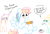 Size: 1166x790 | Tagged: safe, artist:tjpones, rainbow dash, scootaloo, zephyr breeze, pegasus, pony, g4, belly button, burger, doodle, female, filly, foal, food, hoof hold, mare, meat, outie belly button, ponies eating meat, preggo dash, pregnant, saddam hussein, simple background, smiling, speech bubble, text, trio, white background