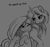 Size: 732x693 | Tagged: safe, artist:sekuponi, oc, oc only, oc:kissmi, alicorn, earth pony, pony, alicorn oc, black and white, blushing, choker, duo, female, gray background, grayscale, horn, male, mare, monochrome, one eye closed, simple background, stallion, wings