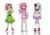 Size: 1754x1240 | Tagged: safe, alternate version, artist:jully-park, dahlia, posey bloom, windy, human, equestria girls, g4, g5, female, reflection, simple background, trio, trio female, white background