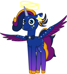 Size: 2705x2986 | Tagged: safe, artist:equestriaexploration, oc, oc only, oc:starbeam gaze, alicorn, pony, g5, my little pony: tell your tale, cute, gift art