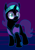 Size: 725x1025 | Tagged: artist needed, source needed, useless source url, safe, oc, oc:nyx, alicorn, pony, fanfic:past sins, clothes, female, filly, foal, full body, glasses, headband, horn, solo, standing, vest