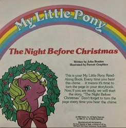 Size: 540x552 | Tagged: safe, pony, 1986, 80s, christmas, english, holiday, text