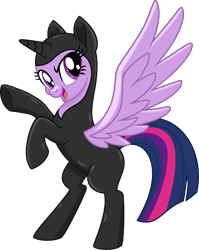 Size: 1306x1641 | Tagged: safe, artist:stephen-fisher, twilight sparkle, alicorn, g4, female, latex, latex suit, simple background, solo, spy suit, transparent background, twilight sparkle (alicorn), vector