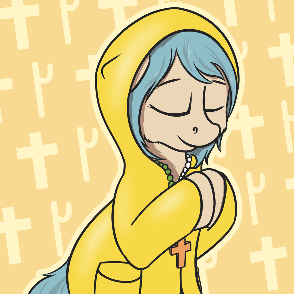 Mlp Praying #3520783 - safe, artist:czaroslaw, earth pony, pony, abstract ...
