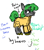 Size: 352x400 | Tagged: safe, artist:arsonrabbit, oc, oc only, oc:emerald deltas, pony, unicorn, g4, clothes, covered cutie mark, digital art, doodle, eye clipping through hair, female, freckles, gray coat, green eyes, green hair, green mane, green tail, hidden cutie mark, hooves, horn, looking back, male to female, mare, raincoat, signature, simple background, solo, tail, text, trans female, transgender, transgender oc, unicorn oc, white background, yellow hooves