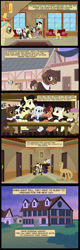 Size: 2160x6770 | Tagged: safe, artist:mr100dragon100, oc, oc:elizabeth, oc:thomas the wolfpony, bat pony, earth pony, undead, unicorn, vampire, comic:throne of dracula the secret world, adam (frankenstein monster), bar, dark forest au's dr. jekyll and mr. hyde, dark forest au's dracula, dark forest au's matthew, dark forest au's phantom of the opera (erik), egypt, egyptian, egyptian pony, griffin (character), hallway, horn, inn, mummy, night, sunset, swamp pony