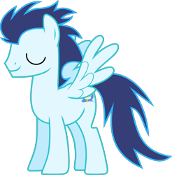 Size: 6000x6106 | Tagged: safe, soarin', pegasus, pony, g4, male, simple background, solo, spread wings, stallion, transparent background, wings