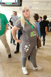 Size: 1824x2736 | Tagged: safe, derpy hooves, human, galacon, g4, 2014, clothes, cosplay, costume, irl, irl human, photo