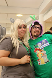 Size: 1824x2736 | Tagged: safe, derpy hooves, spike, human, galacon, g4, 2014, clothes, cosplay, costume, irl, irl human, photo