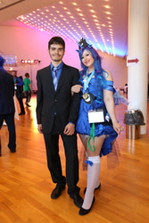 Size: 1824x2736 | Tagged: safe, princess luna, human, galacon, g4, 2014, clothes, cosplay, costume, irl, irl human, photo