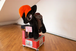 Size: 5184x3456 | Tagged: safe, artist:atalonthedeer, oc, oc:iron hoof, galacon, 2014, irl, photo