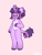 Size: 1800x2400 | Tagged: safe, artist:nawnii, twilight sparkle, classical unicorn, unicorn, anthro, unguligrade anthro, g4, :3, alternate design, alternate hairstyle, arm hooves, belly, breasts, chest fluff, cloven hooves, featureless breasts, female, glasses, horn, leonine tail, nudity, solo, tail, unshorn fetlocks