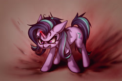 Size: 3000x2000 | Tagged: safe, artist:zetamad, starlight glimmer, pony, unicorn, g4, angry, atg 2020, crying, female, horn, mare, messy mane, newbie artist training grounds, rage, ragelight glimmer, solo, tears of anger, tears of rage, teary eyes