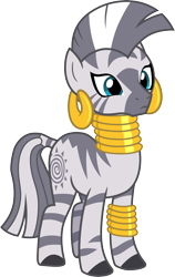 Size: 3000x4743 | Tagged: safe, artist:cloudy glow, zecora, zebra, g4, female, simple background, solo, transparent background, vector