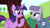 Size: 1280x720 | Tagged: safe, screencap, maud pie, twilight sparkle, alicorn, earth pony, pony, g4, maud pie (episode), my little pony: friendship is magic, season 4, all new, duo, duo female, female, horn, hub logo, logo, outdoors, text, the hub, twilight sparkle (alicorn)