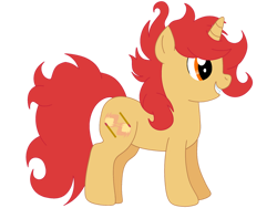 Size: 1032x774 | Tagged: safe, artist:meghan12345, pony, unicorn, g4, battle for dream island, female, horn, mare, match (battle for dream island), ponified, simple background, smiling, solo, transparent background