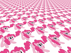 Size: 735x552 | Tagged: safe, artist:6bluegirl6, pinkie pie, earth pony, pony, g4, 3d, 3d wallpaper, butt, female, open mouth, plot, simple background, solo, wallpaper, white background