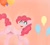 Size: 1024x926 | Tagged: safe, artist:yenne_sistint, pinkie pie, earth pony, pony, g4, balloon, happy, looking up, open mouth, open smile, smiling, solo