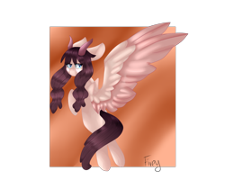 Size: 2000x1600 | Tagged: safe, artist:fae-core, oc, pegasus, pony, female, horns, mare, solo