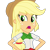 Size: 2000x2000 | Tagged: safe, edit, edited screencap, editor:cutler1228, screencap, applejack, human, equestria girls, g4, my little pony equestria girls: rainbow rocks, applejack's hat, background removed, belt, blonde hair, clothes, confused, cowboy hat, eyebrows, female, freckles, green eyes, hand on hip, hat, low ponytail, not a vector, open mouth, orange skin, raised eyebrow, rolled up sleeves, shirt, simple background, solo, stetson, teenager, transparent background