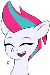 Size: 2119x3189 | Tagged: safe, artist:frownfactory, zipp storm, pegasus, pony, g5, my little pony: tell your tale, eyes closed, female, happy, mare, simple background, smiling, solo, transparent background