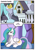 Size: 2480x3507 | Tagged: safe, artist:rex-equinox, princess celestia, alicorn, pony, g4, comic, female, female to male, high res, horn, indoors, lying down, mare, prone, rule 63, solo, speech bubble, transformation, transgender transformation