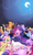 Size: 1838x3038 | Tagged: safe, alternate version, artist:doxy, applejack, fluttershy, pinkie pie, rainbow dash, rarity, twilight sparkle, earth pony, pegasus, unicorn, anthro, g4, apple, applejack's hat, clothes, cowboy hat, crescent moon, food, hat, horn, mane six, moon, peace sign, sweater