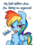 Size: 928x1200 | Tagged: safe, artist:lou, rainbow dash, pegasus, pony, g4, :p, bleh, emanata, female, looking at you, mare, plewds, simple background, solo, sweat, tongue out, white background