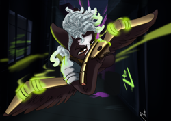 Size: 4961x3508 | Tagged: safe, artist:mekblue, pony, arcane, ekko, ekko (league of legends), ponified