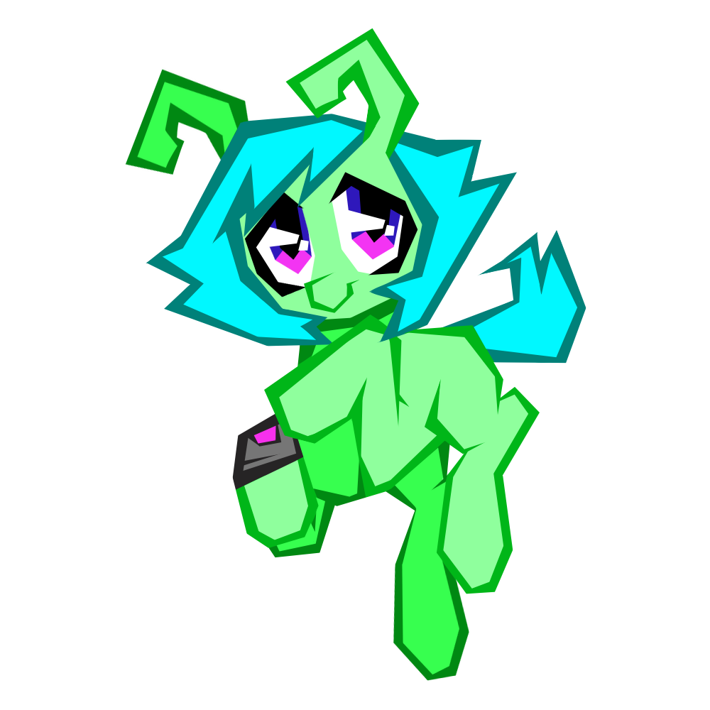 Ez Alien Pony OC