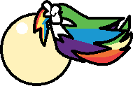 Size: 190x123 | Tagged: safe, artist:mega-poneo, rainbow dash, dog, g4, ball, jewelpet, papillon, peridot (jewelpet), rainbow dog, rainbow peridot, rolling, simple background, spin dash, transparent background